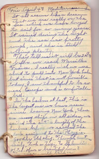 Diary April 4, 1930