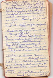 Diary February 11, 1930