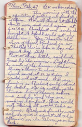 Diary February 27, 1930