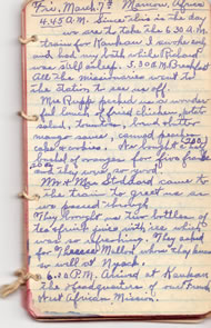 March 7, 1930 diary