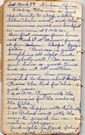 Diary March 8, 1930