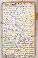 Diary March 9, 1930