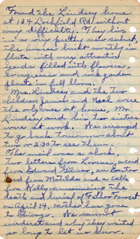 May 9, 1930 diary entry