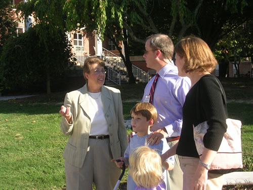 Sharon Sanderson with Hardwick family