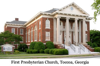 Toccoa, GA ~ The First Presbyterian Church